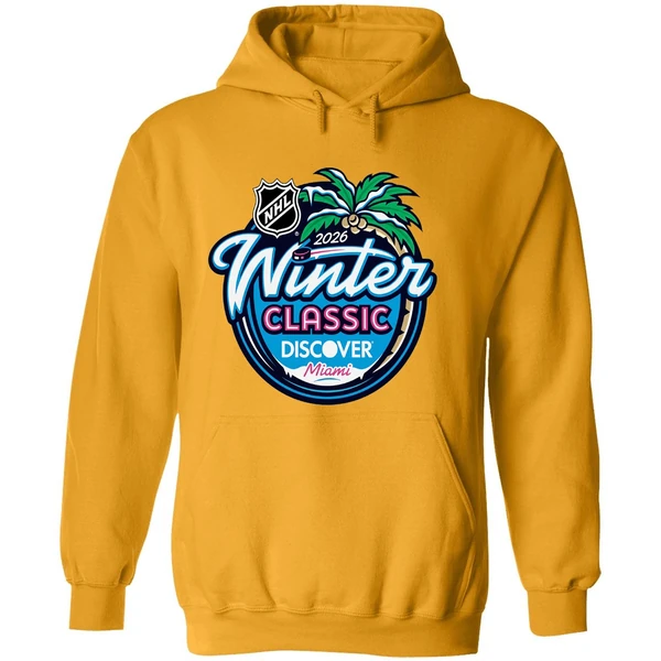 2026 Nhl Winter Classic Miami Logo Hoodie