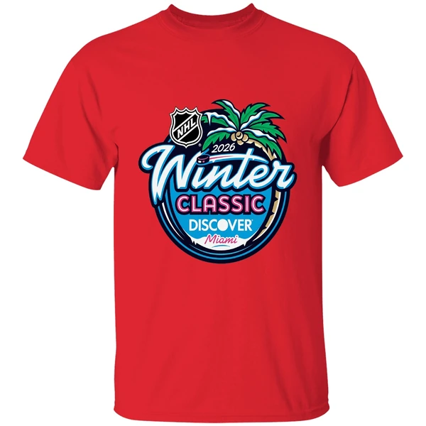 2026 Nhl Winter Classic Miami Logo Shirt - Image 7