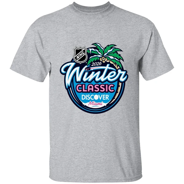 2026 Nhl Winter Classic Miami Logo Shirt - Image 9