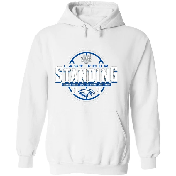 2026 Ohsaa Girls Basketball D3 Last Four Standing Chaminade Julienne Eagles Hoodie - Image 8