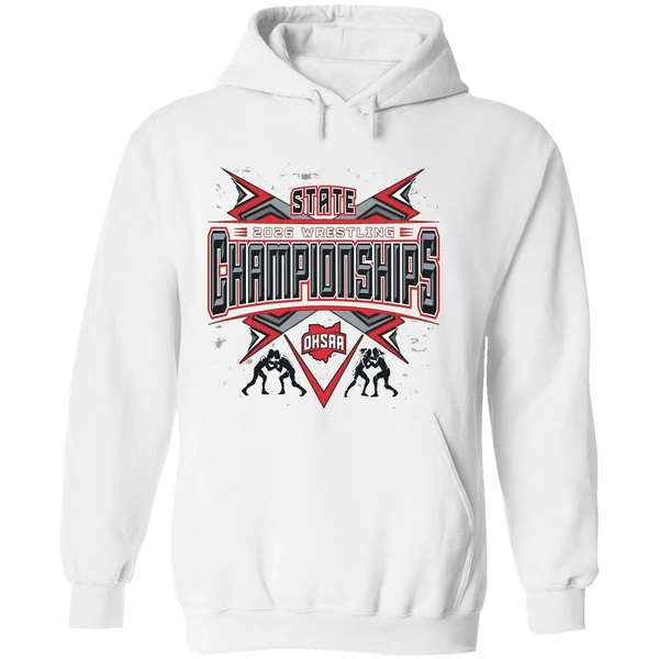 2026 Ohsaa Wrestling State Championships Hoodie - Image 8
