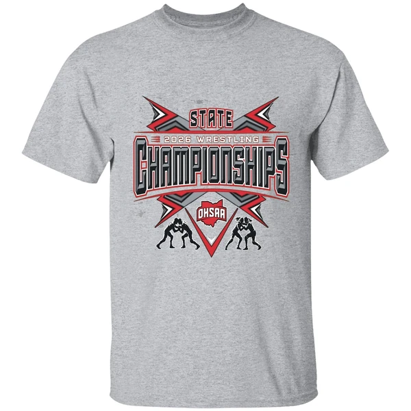 2026 ohsaa wrestling state championships shirt sportgrey