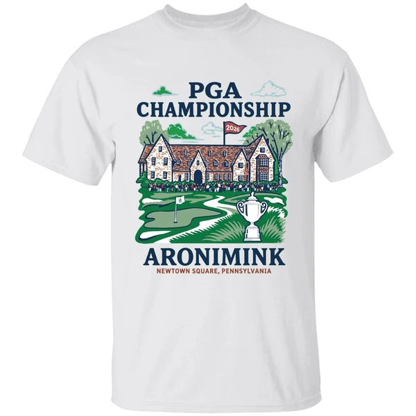 2026 Pga Championship Jersey Aronimink Clubhouse Golf Shirt