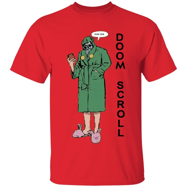 2026 Robert Downey Jr Doom Scroll Shirt - Image 4