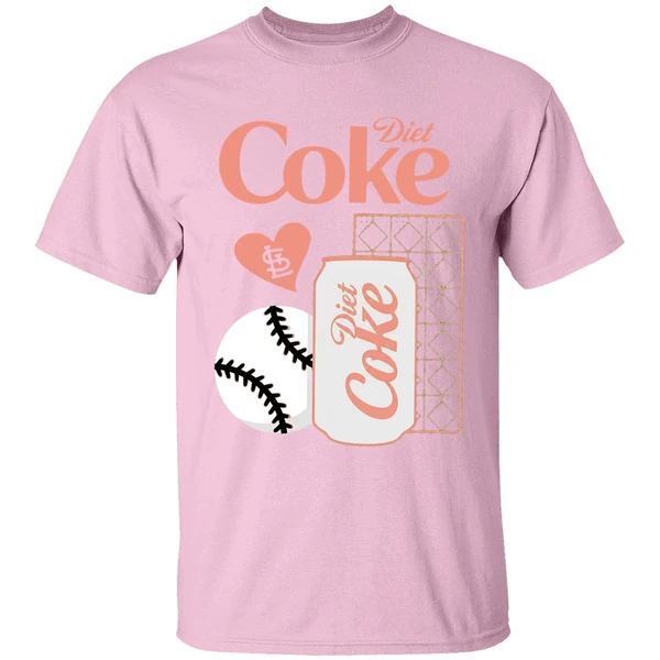 2026 st louis cardinals diet coke night shirt lightpink