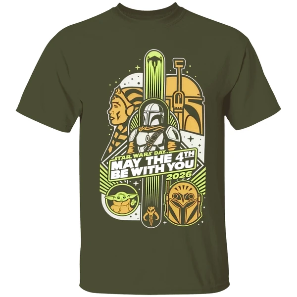 2026 star wars day shirt militarygreen