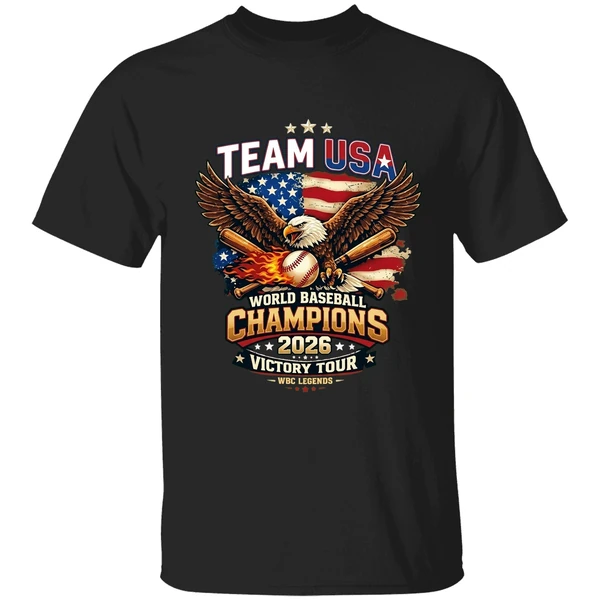 2026 Team Usa World Baseball Classic Champions Eagle Baseball Victory Shirt