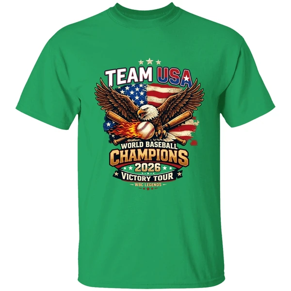 2026 Team Usa World Baseball Classic Champions Eagle Baseball Victory Shirt - Image 2