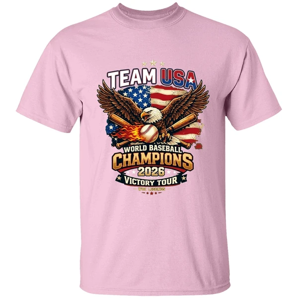 2026 Team Usa World Baseball Classic Champions Eagle Baseball Victory Shirt - Image 3