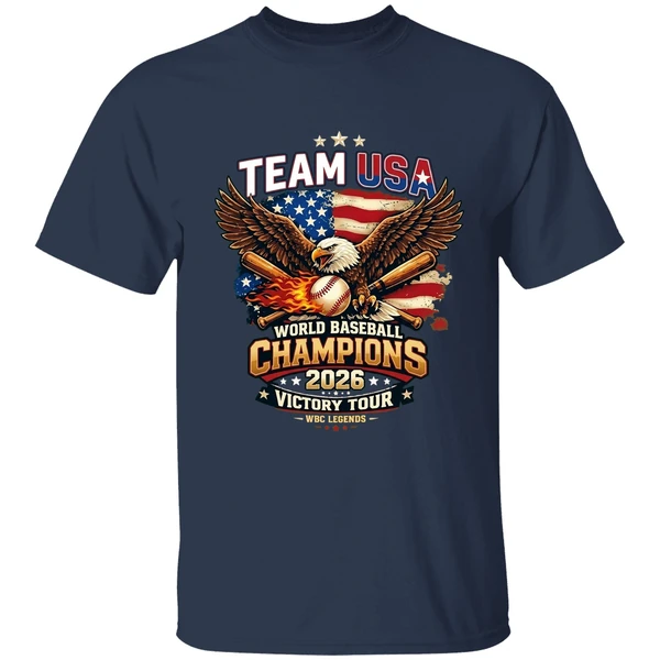 2026 team usa world baseball classic champions eagle baseball victory shirt navy