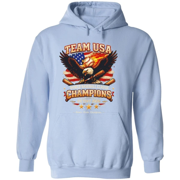 2026 Team Usa World Baseball Classic Champions Victory Hoodie - Image 4