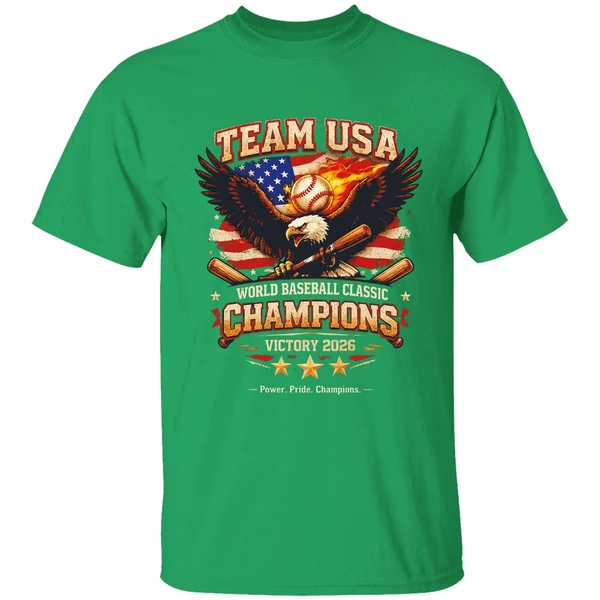 2026 Team Usa World Baseball Classic Champions Victory Shirt - Image 2