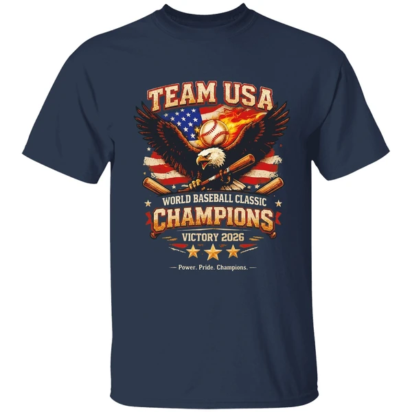 2026 team usa world baseball classic champions victory shirt navy