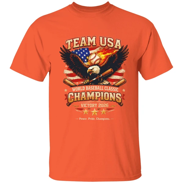 2026 Team Usa World Baseball Classic Champions Victory Shirt - Image 6