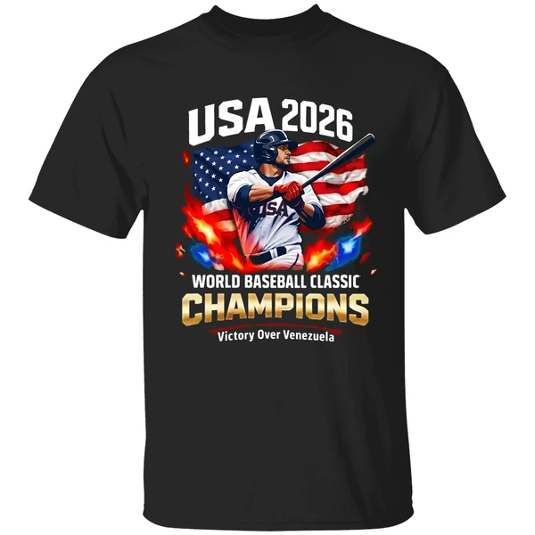 2026 Usa World Baseball Classic Champions Victory Over Venezuela Shirt