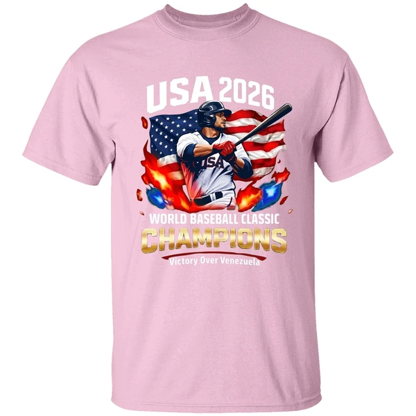 2026 Usa World Baseball Classic Champions Victory Over Venezuela Shirt - Image 3