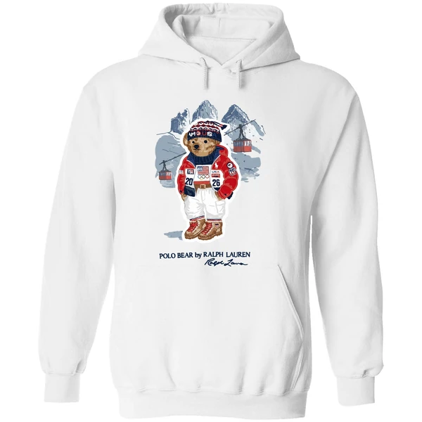 2026 Winter Olympics Seasonal Bear Polo Bear By Ralph Lauren Hoodie - Image 8
