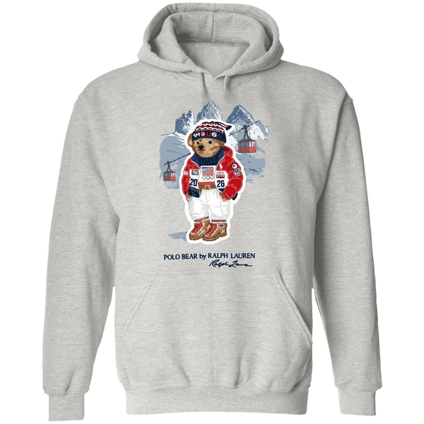 2026 Winter Olympics Seasonal Bear Polo Bear By Ralph Lauren Hoodie - Image 9