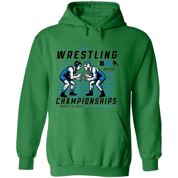 2026 Wrestling Championships Big Ten Penn State University Hoodie - Image 2