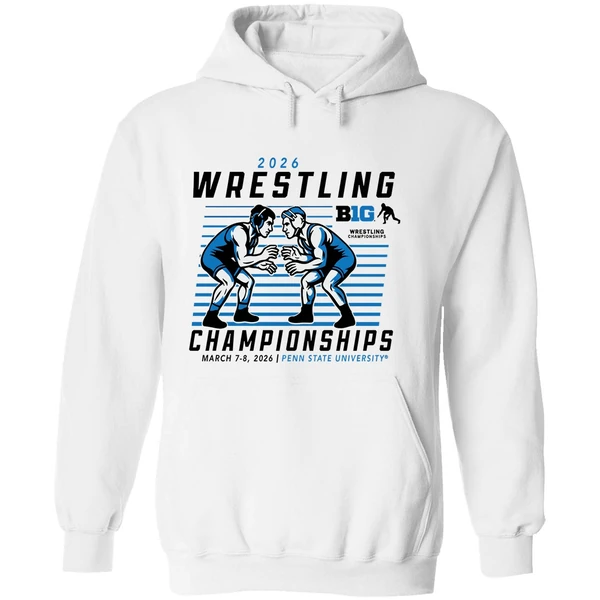 2026 Wrestling Championships Big Ten Penn State University Hoodie - Image 8