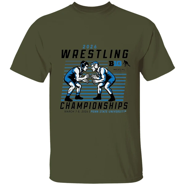 2026 Wrestling Championships Big Ten Penn State University Shirt - Image 9