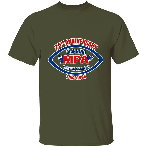 25 Th Anniversary Manning Mpa Passing Academy Since 1996 Shirt - Image 3