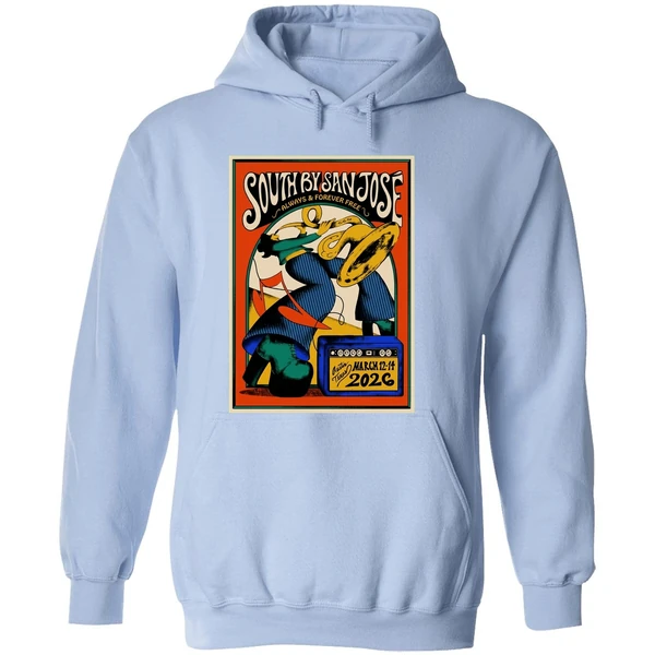 27th Annual South By San Jose 3 12 3 14 2026 Austin Tx Poster Hoodie - Image 4