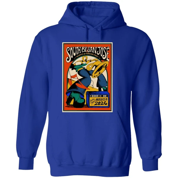 27th Annual South By San Jose 3 12 3 14 2026 Austin Tx Poster Hoodie - Image 7