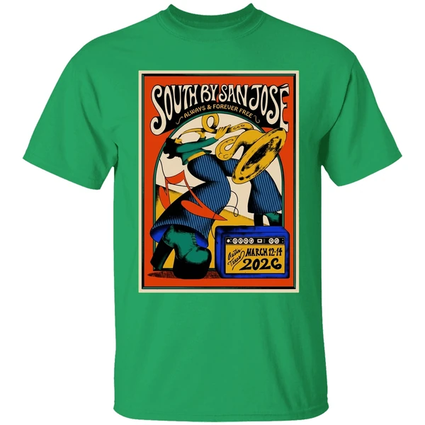 27th Annual South By San Jose 3 12 3 14 2026 Austin Tx Poster Shirt - Image 2