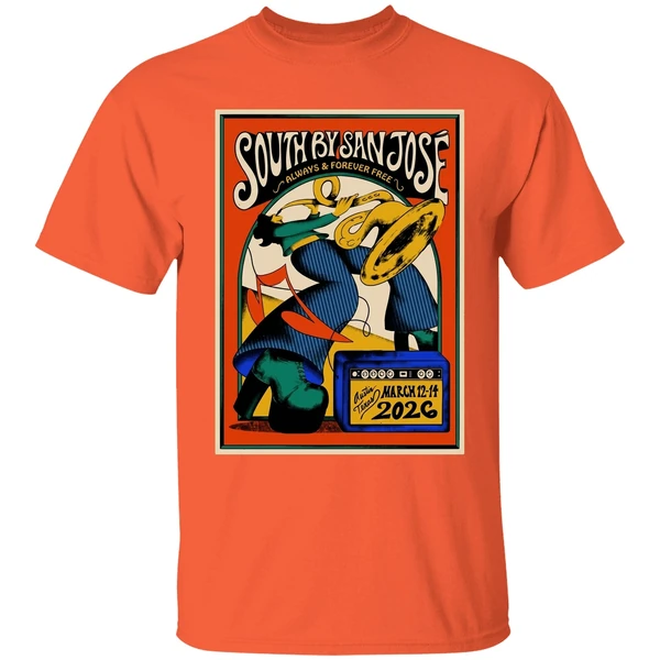 27th Annual South By San Jose 3 12 3 14 2026 Austin Tx Poster Shirt - Image 6