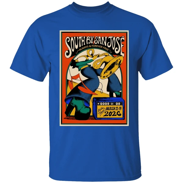 27th Annual South By San Jose 3 12 3 14 2026 Austin Tx Poster Shirt - Image 8
