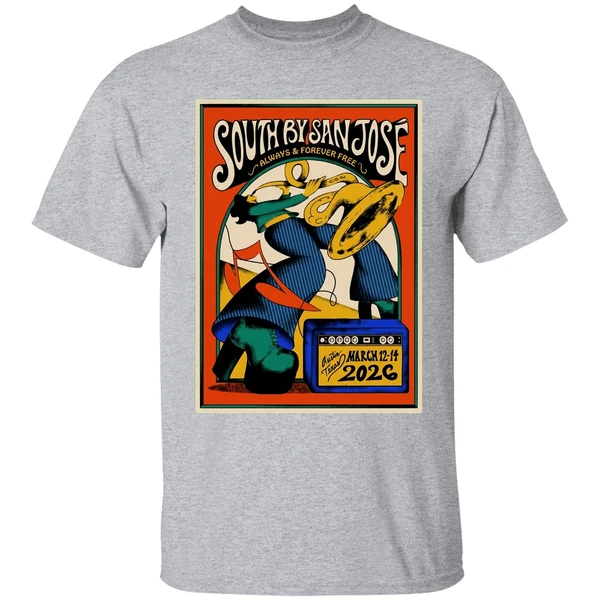 27th Annual South By San Jose 3 12 3 14 2026 Austin Tx Poster Shirt - Image 9