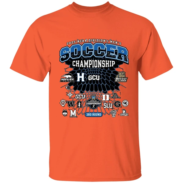 3rd round 2025 ncaa di mens soccer championship shirt orange