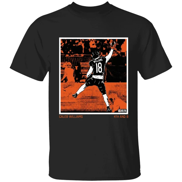 4th And 8 Caleb Williams Chicago Bears Nfl Signature Shirt