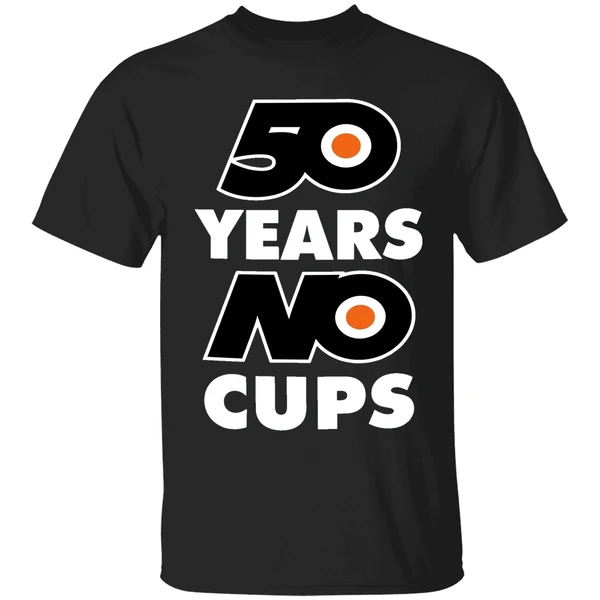 50 Years No Cups Philadelphia Flyers Shirt