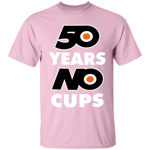 50 Years No Cups Philadelphia Flyers Shirt - Image 3