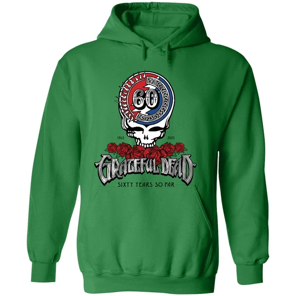 60 Years So Far 1965 2025 Grateful Dead Hoodie - Image 2