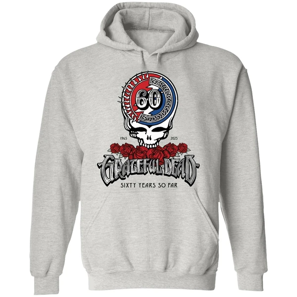 60 Years So Far 1965 2025 Grateful Dead Hoodie - Image 9
