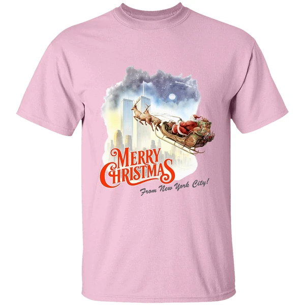 9 11 Merry Christmas From New York City Shirt - Image 2