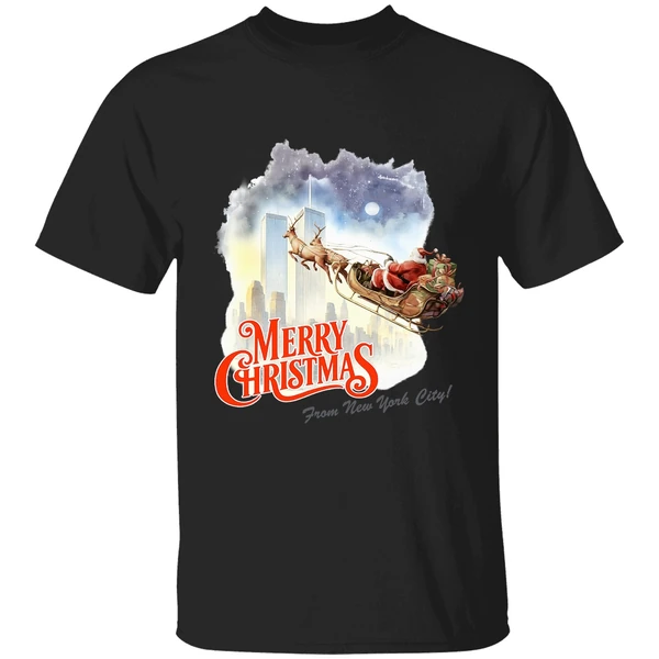 9 11 Merry Christmas From New York City Shirt - Image 7