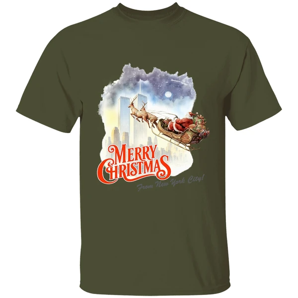 9 11 Merry Christmas From New York City Shirt - Image 9