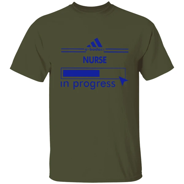 A-badass Nurse In Progress Shirt - Image 3