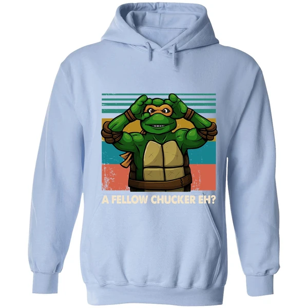 A Fellow Chucker Eh Teenage Mutant Ninja Turtles Hoodie - Image 3
