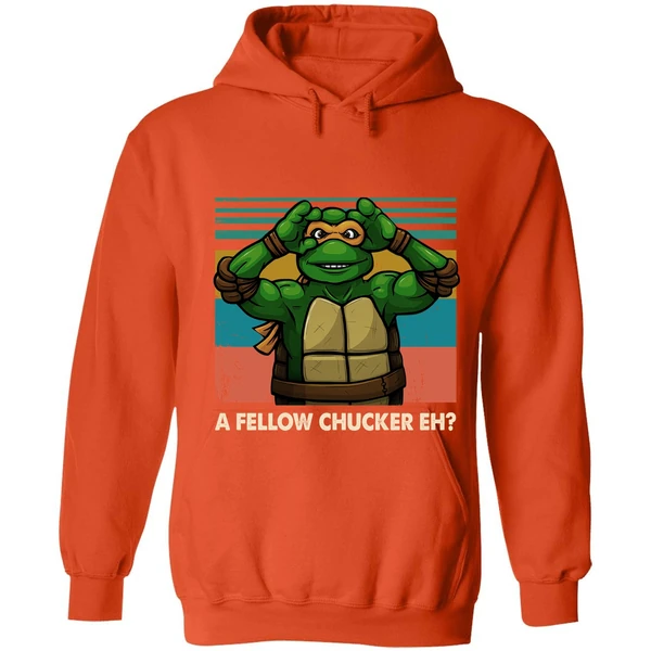A Fellow Chucker Eh Teenage Mutant Ninja Turtles Hoodie - Image 5