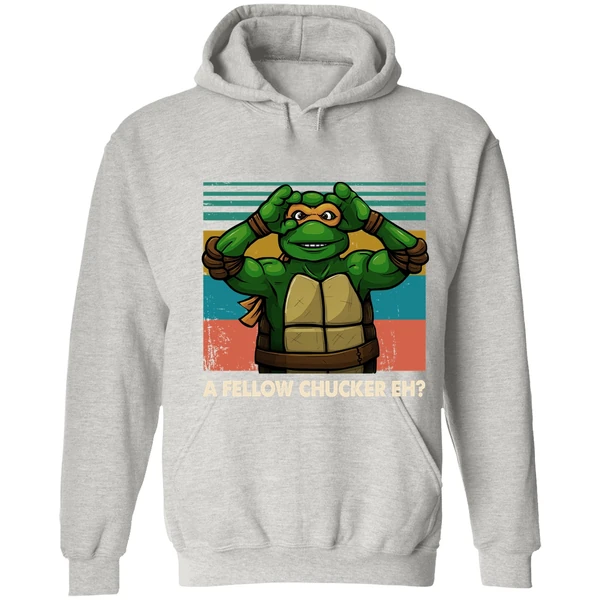 A Fellow Chucker Eh Teenage Mutant Ninja Turtles Hoodie - Image 7