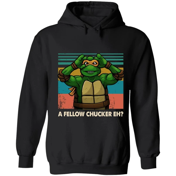 A Fellow Chucker Eh Teenage Mutant Ninja Turtles Hoodie - Image 8