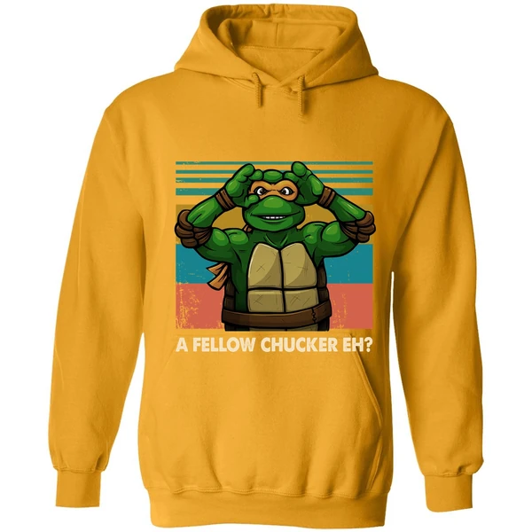 A Fellow Chucker Eh Teenage Mutant Ninja Turtles Hoodie - Image 9