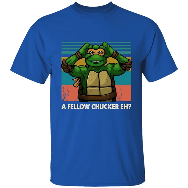A Fellow Chucker Eh Teenage Mutant Ninja Turtles Shirt - Image 7