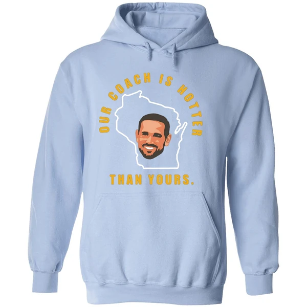 Aaron Our Coach Is Hotter Than Yours Hoodie - Image 4