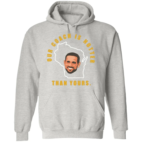 Aaron Our Coach Is Hotter Than Yours Hoodie - Image 9